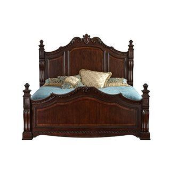 Victorian Era Carved Wood Bed