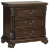 Victorian Style Mahogany Wood Nightstand