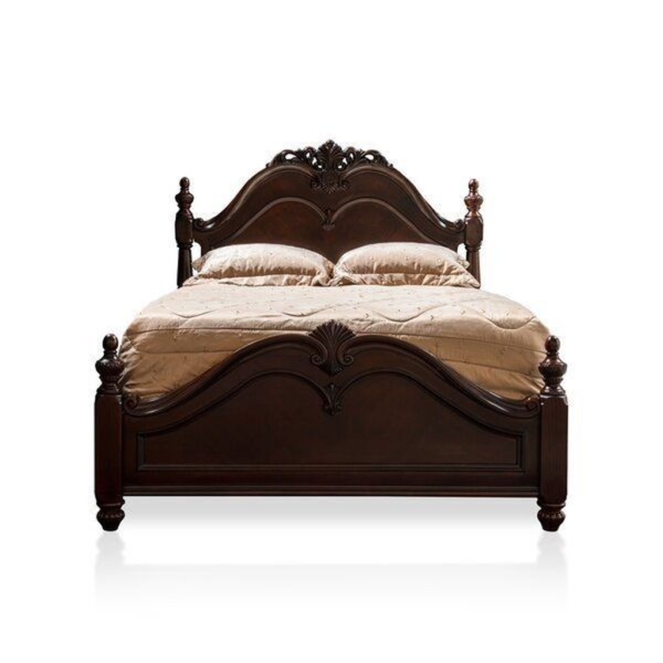 Victorian Style Ornate Bed Wood Mahogany