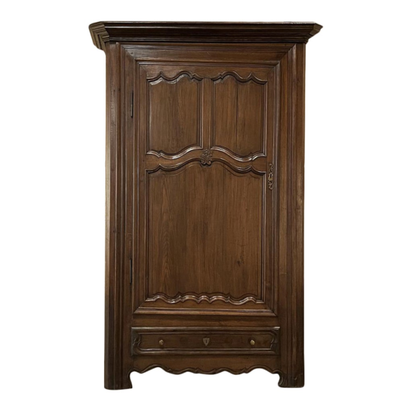 Vintage Armoire Single Door Wood