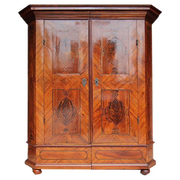 Vintage Wood Armoire with Spacious Storage