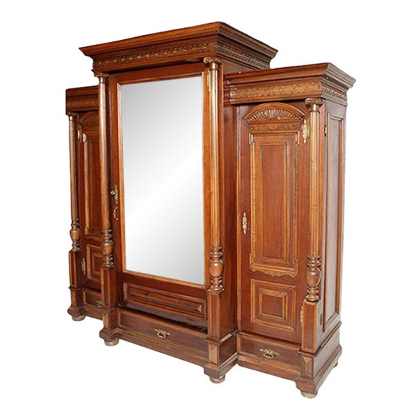 Vintage Wood Armoire