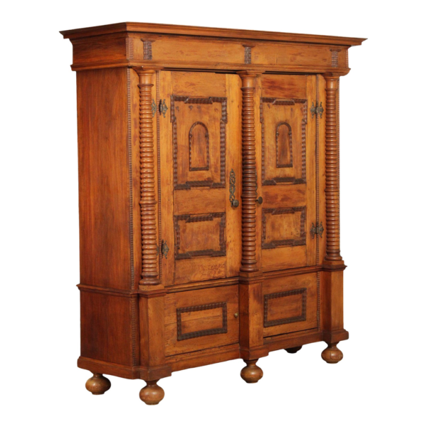 Vintage Wood Armoire