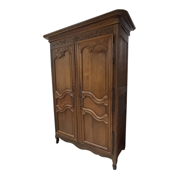 Classic Brown Wood Armoire by Daabadi Furniture manufacturer