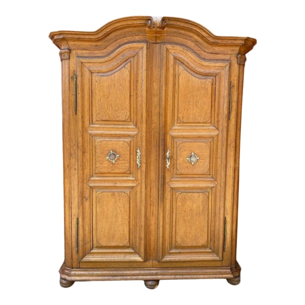 Vintage Wooden Armoire with Two Doors