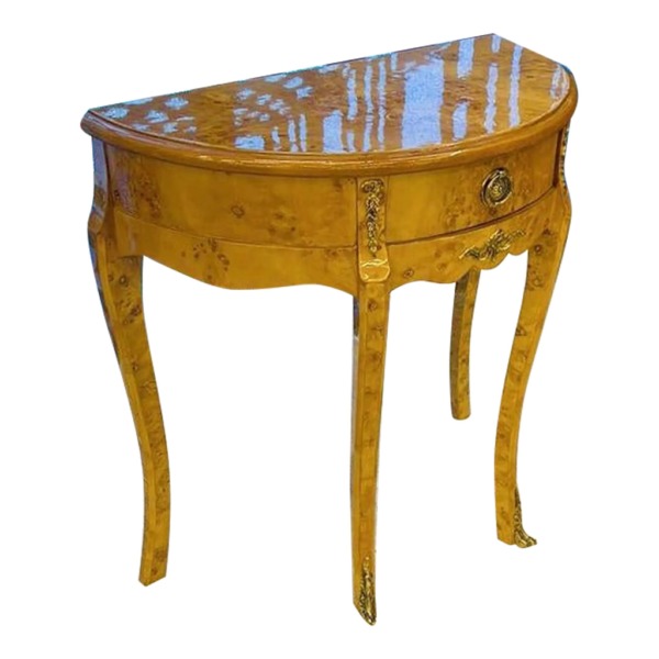 Vintage Burl Wood bedside table