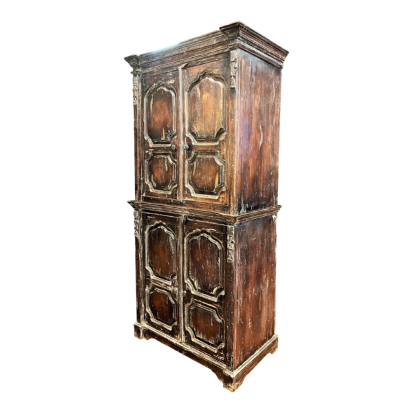 Elegant Vintage Style Wood Armoire