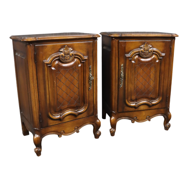 Vintage French Provincial bedside table