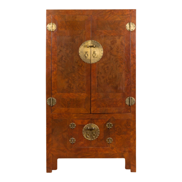 Vintage Style Wood Armoire with Spacious Storage