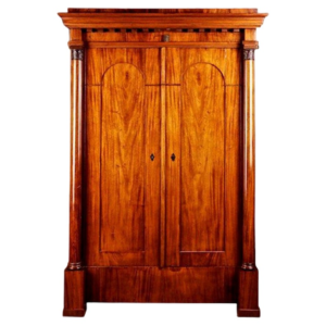 Vintage Style Brown Wooden Armoire
