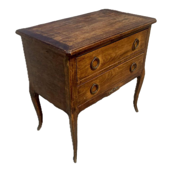 Vintage Wood Bedside Table Nightstand